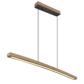 Netlighting Doro Bar Pendant Ceiling Light Graphite LED 3000K in Light Tan