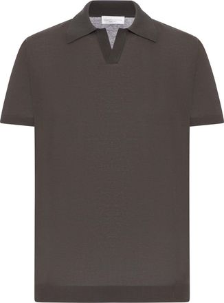 Roberto Collina COTTON POLO SHIRT WITHOUT BUTTONS - Roberto Collina - Man