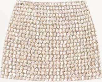 Valentino Mini Mini in Embroidered Organza Wo