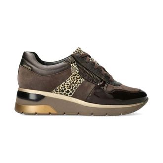 Mephisto Bronzen Sneaker met Rits voor Dames - Dames - Sneakers - Veelkleurig - 36 EU - Leer - Schoenen
