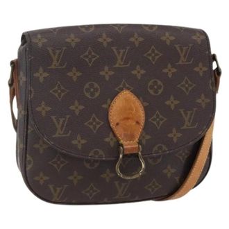 Louis Vuitton Pre-owned Cross Body Bags, female, Brown, Size: ONE SIZE Pre-owned Vintage Canvas Cross Body Bag
