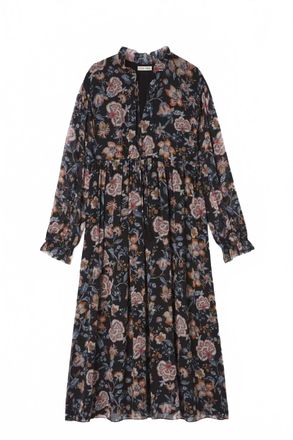 Louise Misha Womens Chella Maxi Dress In Charcoal Tropical Loon
