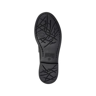 Camper Floral-Print Penny Loafer - Black