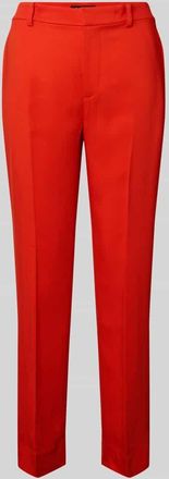 Lauren Ralph Lauren Hose aus Viskose-Elasthan-Mix mit Bügelfalten in Rot, Größe 36