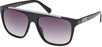Guess GU00123 01B Mens Sunglasses Black Size 58