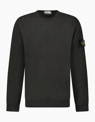 Stone Island Mens Stone Island Crewneck Sweatshirt in Lead Grey - Size: 40