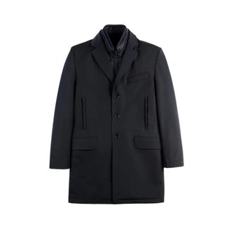 Fay Db Coat Stretch - Heren - Mantel - Blauw - XL - Jassen