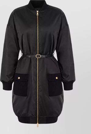 Elisabetta Franchi belted oversized coat