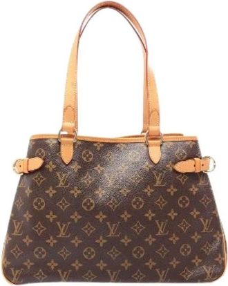 Louis Vuitton Vintage, unisex, Bruin, ONE Size, Leer, Pre-owned Batignolles Horizontal Monogram Schoudertas