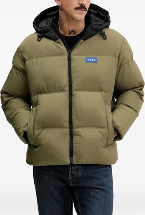 HUGO BOSS Piumino Bodo2541 con cappuccio - Verde