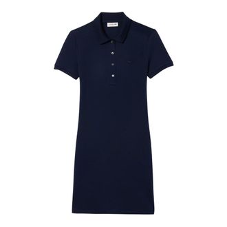 Lacoste Dames, Jurken, Blauw, Maat: M