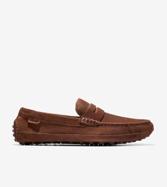 Cole Haan Mens Davies Grand Penny Driving Shoes - Brown Size 10.5