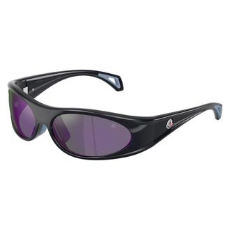 Moncler Ovale zonnebril - unisex - Accessoires - Zwart - Maat: 64 MM Polyamide