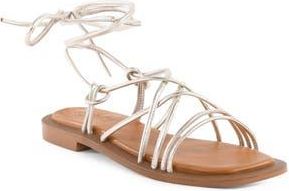 Seychelles Lilac Two Ankle Wrap Sandal in Light Gold at Nordstrom Rack, Size 6.5