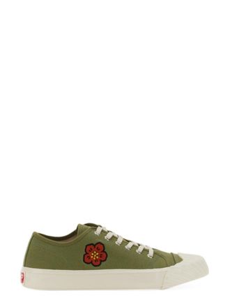 Kenzo Green Lace Up Sneakers