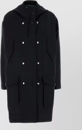 Prada mohair virgin wool double breasted coat