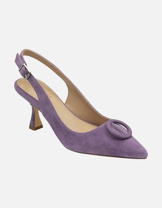 Lotus Womens Delfina Womens Slingback Court Shoes - Purple - Size: 3