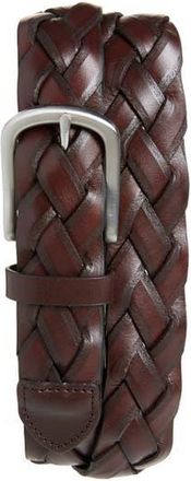Johnston & Murphy Braided Leather Belt in Brown at Nordstrom Rack, Size 32