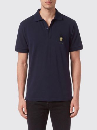 Billionaire Boys Club Polo a maniche corte in cotone con colletto a costine e logo stemma