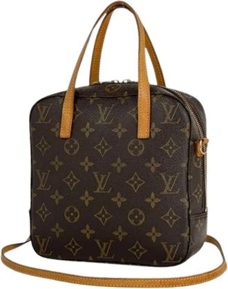 Louis Vuitton Pre-owned Handbags, female, Brown, Size: ONE SIZE Pre-owned Spontini Handbag