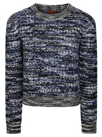 Missoni Patterned Textured Knit Sweater