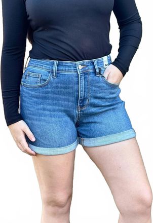 Judy Blue Boat Day Shorts In Medium Wash