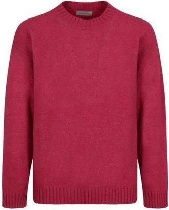 Laneus Stijlvolle Trui - Heren - Cashmere truien - Rood - L - Kasjmier - Truien & Vesten
