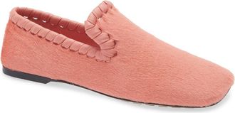 Bottega Veneta Lucy Genuine Calf Hair Loafer in Blush Calf Hair at Nordstrom, Size 8.5Us