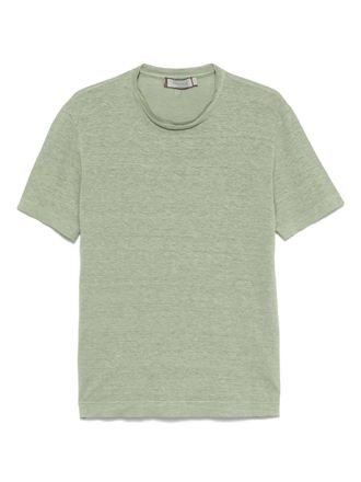 Canali linen T-shirt - Green