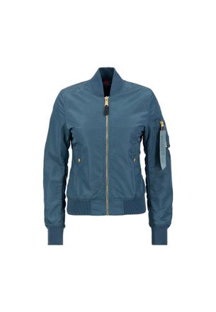 Alpha Industries Alpha Industries Womens MA-1 VF Light Bomber Jacket Women - Marine - Size X-Small