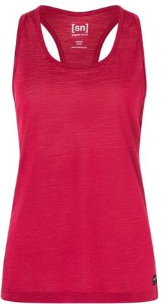 super.natural Loose Tanktop Merinoshirt f&uuml;r Damen | rot/rosa