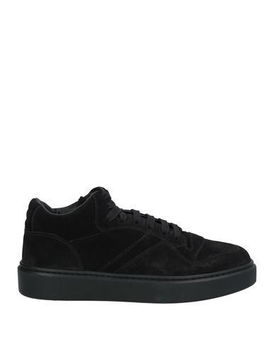 スニーカー Doucal's Black/Anthracite Grey Panelled Sneakers Doucal's Black/Anthracite Grey Panelled Sneakers | THE LIST