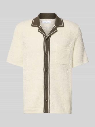 Sams&oslash;e & Sams&oslash;e Modern Fit Freizeithemd mit Brusttasche Modell SAPERCY in Beige, Gr&ouml;&szlig;e XXL