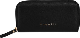 Bugatti Geldb&ouml;rse BUGATTI ELLA SAFFIANO, Damen, schwarz, Kunstfaser, Kleinlederwaren Geldb&ouml;rse