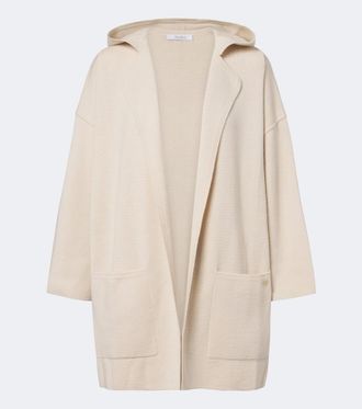 Max Mara C&aacute;rdigan de lana y cachemir con capucha