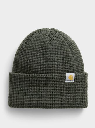 Carhartt Work in Progress Mens Workwear waffle Tuque Hat