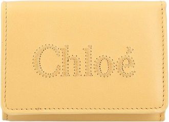 Chlo&eacute; Yellow Leather Trifold Wallet Sense, Never Carried (Authentic Pre-Loved)