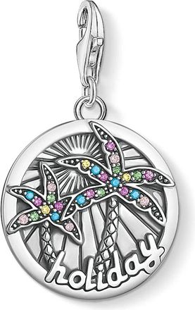 Thomas Sabo Bedel hanger Coin Tropical 1768-342-7 - Dames - Sieraden - Grijs - ONE Size - Accessoires
