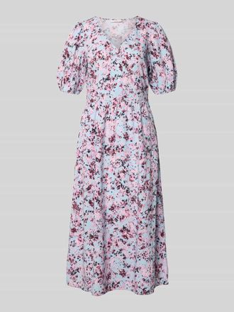 Marc O'Polo Denim Marc OPolo Denim Tailliertes Freizeitkleid aus Viskose-Baumwoll-Mix in Rauchblau, Gr&ouml;&szlig;e XL