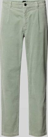 Boss Orange by Hugo Boss BOSS Orange Tapered Cordhose aus Baumwoll-Mix Modell in Mint, Gr&ouml;&szlig;e 34/32