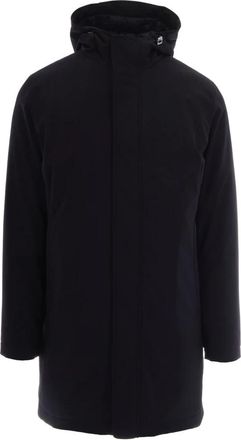 Herno Single-Breasted Coats - Heren - Mantel - Blauw - L - Polyester - Jassen