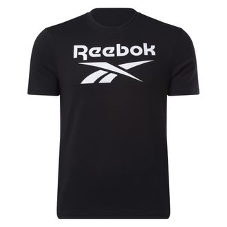 Reebok Mens Identity Big Logo T-Shirt, Black, XL