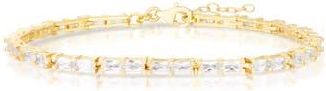 Glaze Jewelry Baguette Cubic Zirconia Bracelet in Gold at Nordstrom Rack