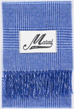 Marni Sciarpa Marni in lana con motivo Principe di Galles