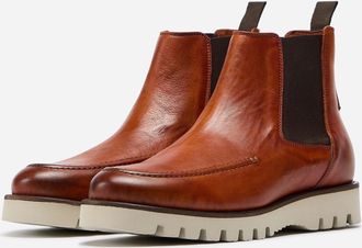 Oliver Sweeney Mens Monsaraz Chelsea Boots in Brown Leather - Size UK 11