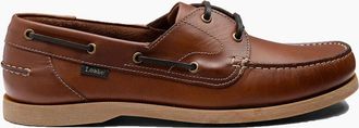 Loake Mens LOAKE PADSTOW BOAT SHOE BROWN WAXY - Size: 10