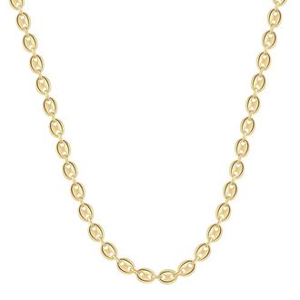 Pompeii3 14k Yellow Gold Mariner Womens 24 Chain Necklace 22 Grams 7mm Thick