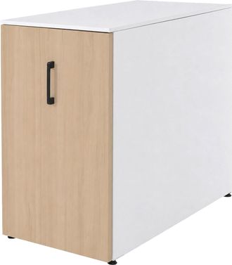Hhg [nunca Usado] Armario Archivador Hhg-152, Armario De Oficina De Acero, Con Rueda De Apoyo Y Compartimentos De Almacenamiento, De Metal, 74 X 43 X 80 C