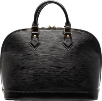 Louis Vuitton Pre-owned Handbags, female, Black, Size: ONE SIZE Pre-owned Alma PM