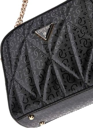 Guess Womens Crossbody Bag Black Polyurethane - Crossbody-Bags